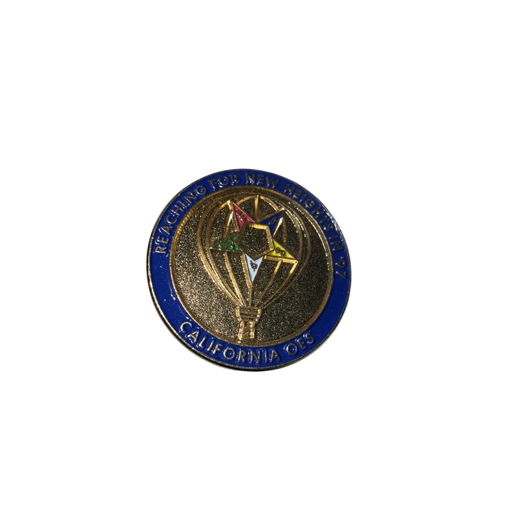 Vintage Rare Enamel Pin California Office of Emergency Services 1997 Year. 5603